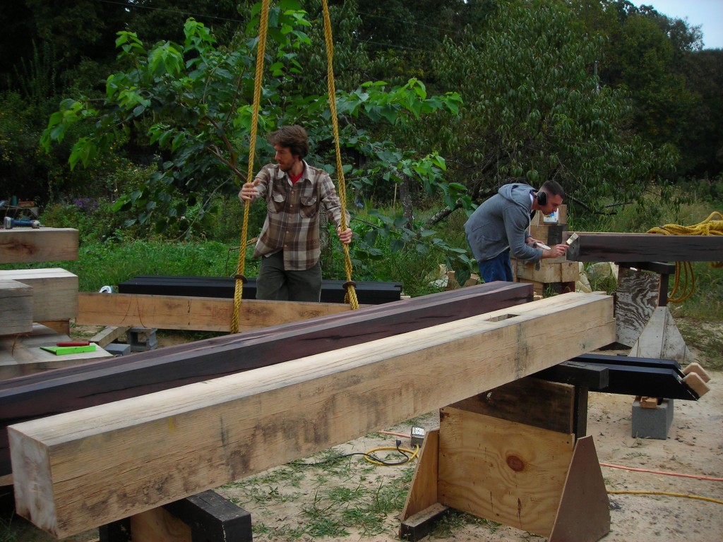 Oct 2012 (19) Prepping timbers