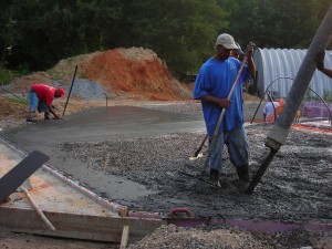 Spoiler Alert! This is our concrete slab!