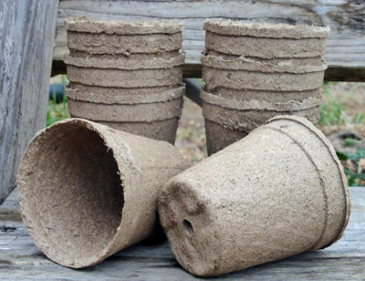 CowPots 3" Round Biodegrable Seedling Pot Set of 12 CowPots 3" Round Biodegrable Seedling Pot Set of 12