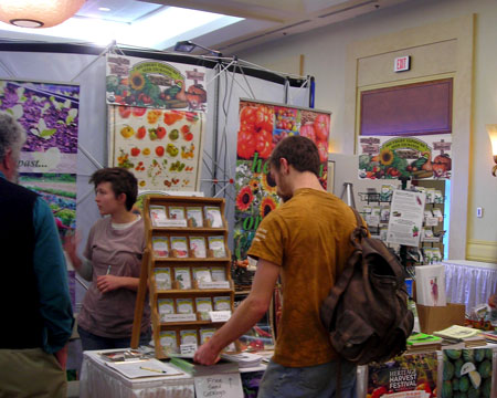 our booth at Southern SAWG