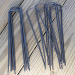 Row Cover Staples, 1" x 6" "U" shaped, 20 SUPPLY