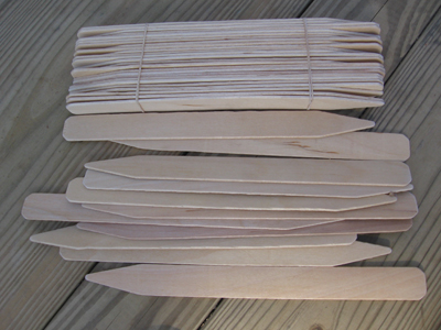 Wooden Garden Labels,25 SUPPLY Wooden Garden Labels,25 SUPPLY