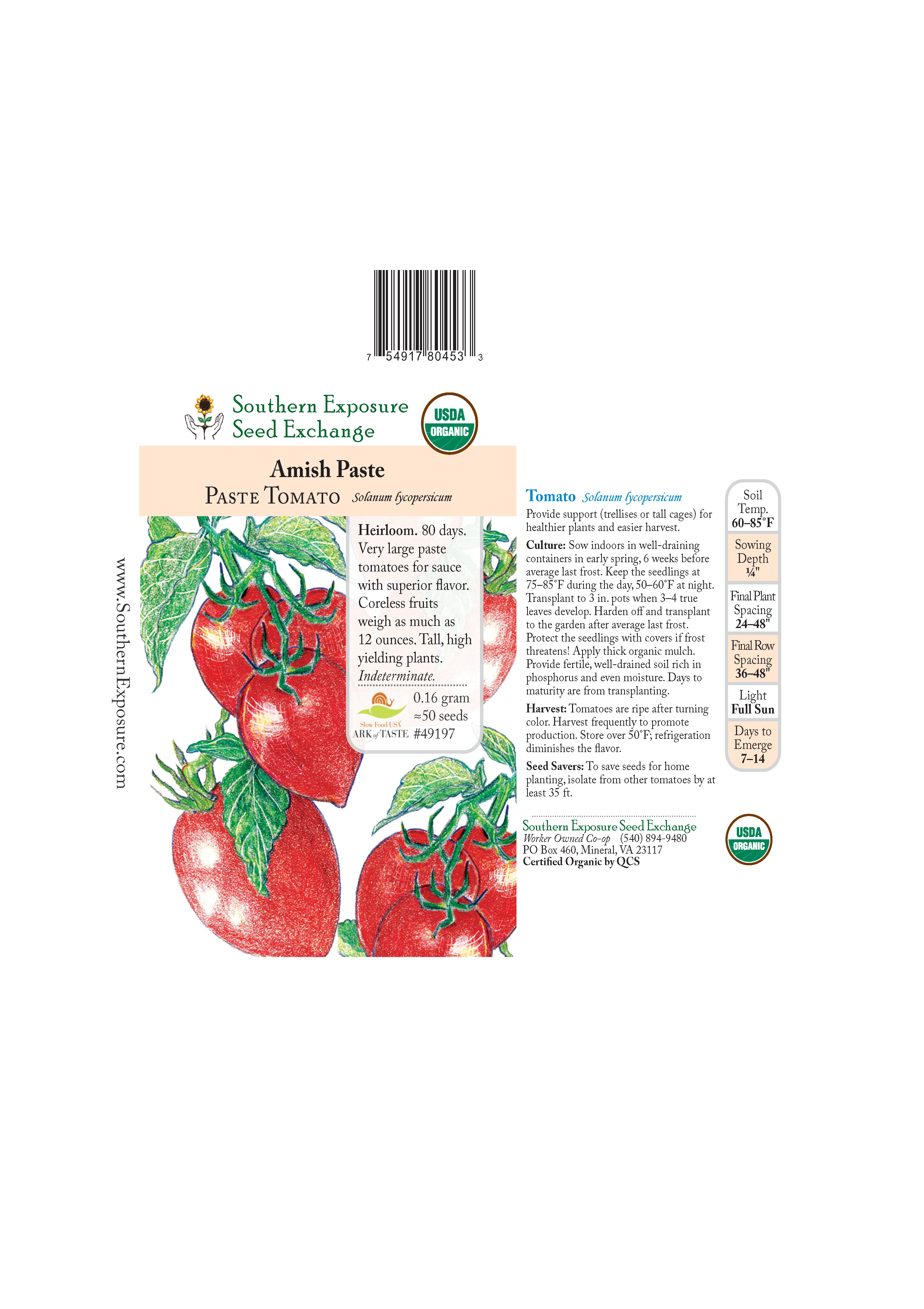 Amish Paste Tomato