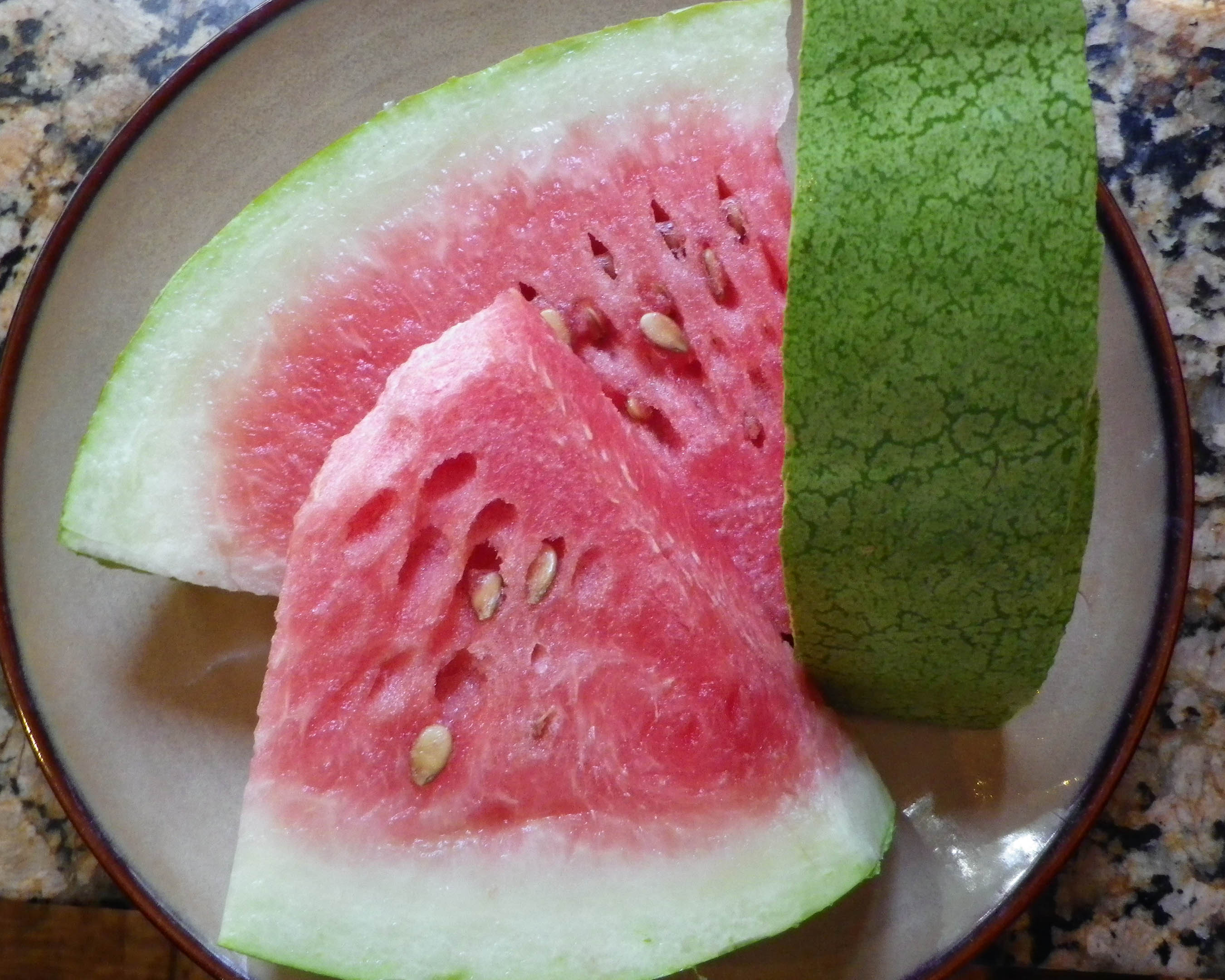 Odell's Large White (White Stoney Mountain) Watermelon