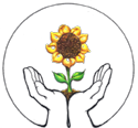 SESE's Logo - Two Hands Supporting a Growing Flower